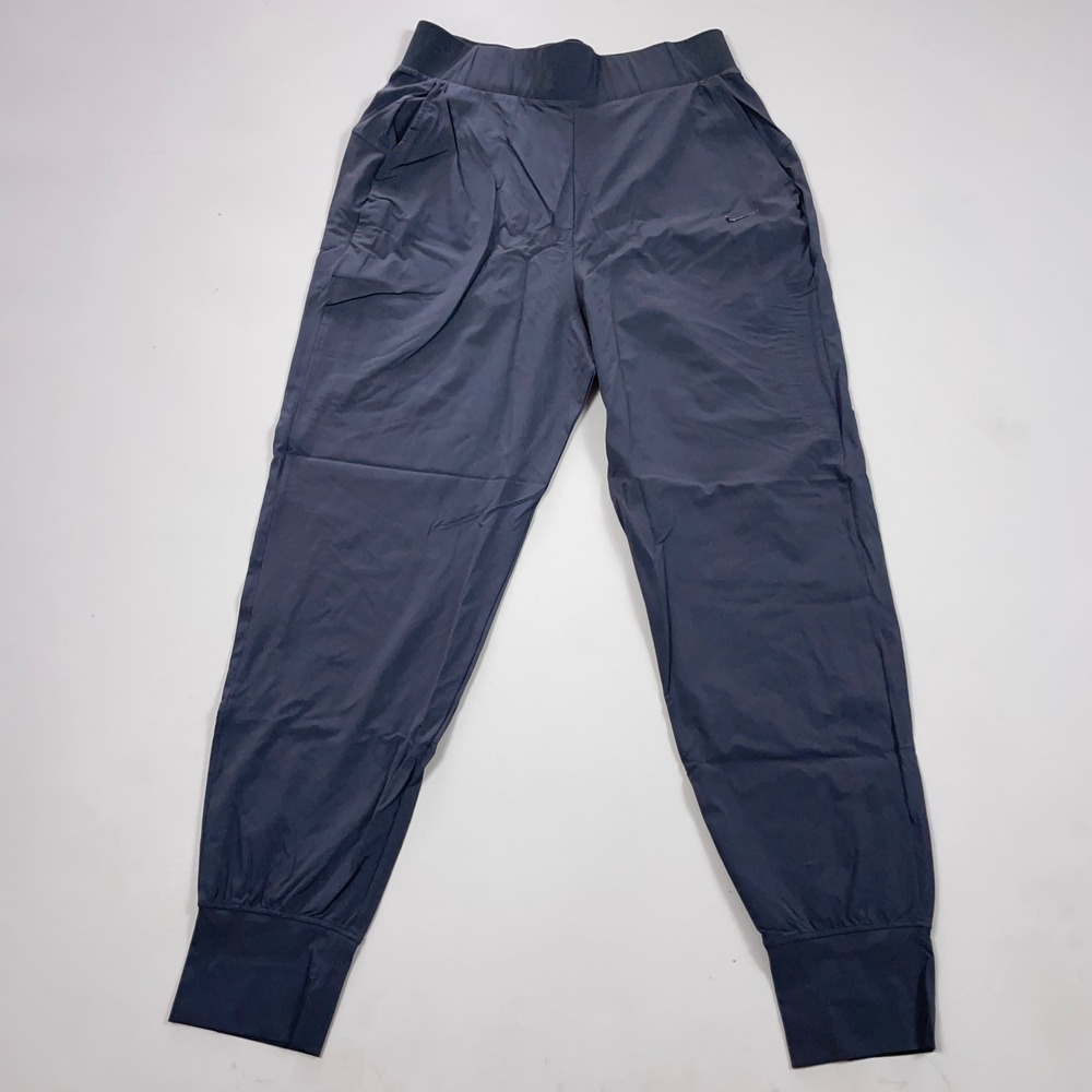 Nike Bliss Dri-FIT Training Jogger Pants Womens Medium Navy Blue Activewear